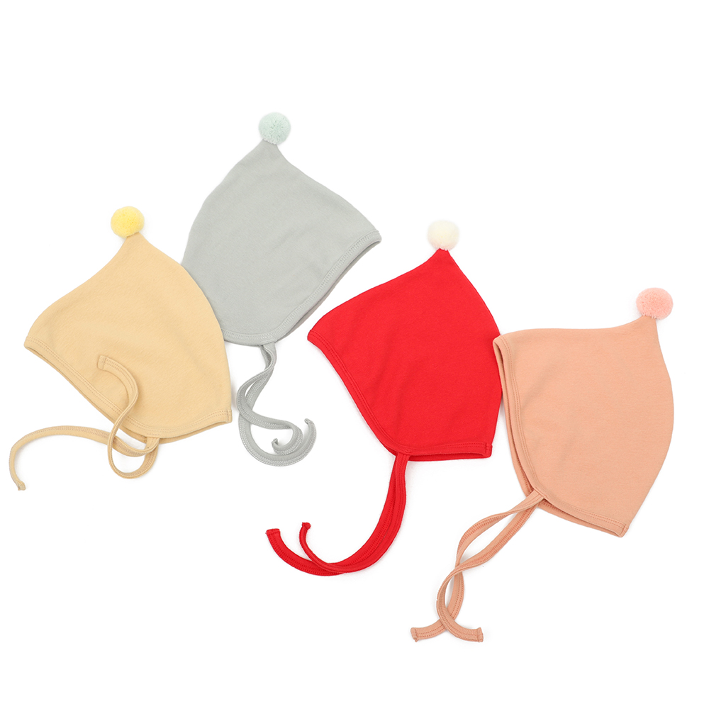 아기 침받이 턱받이 모자 보넷 오가닉 [캔디세트]