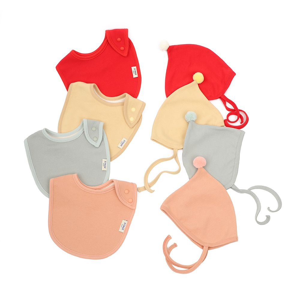 아기 침받이 턱받이 오가닉 [밀키캔디]