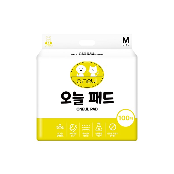 애견패드 강아지 배변패드 오늘패드 소형 100매 - 상품 이미지
