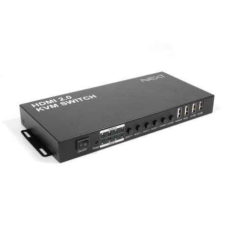넥스트유 NEXT-7204KVM-4K 4대1 USB HDMI v2.0 KVM스위치