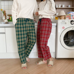 파자마파티 크리스마스 잠옷바지 커플잠옷 겨울 수면 피치기모 착용 후기 | 사이즈/핏 총정리 - 상품 이미지 4