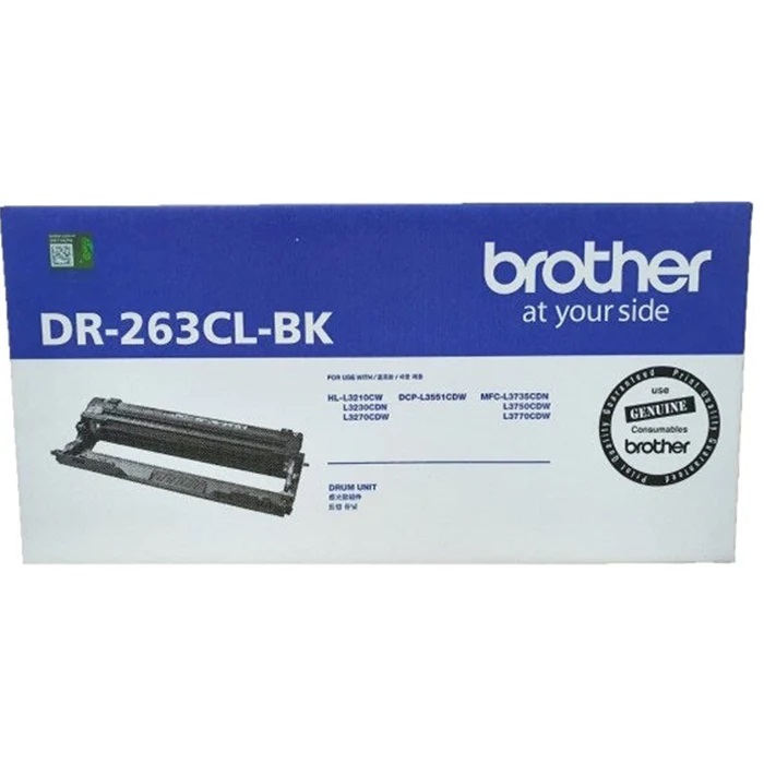 브라더 정품드럼 DR-263CL-BK / L3210CW L3750CDW - 상품 이미지