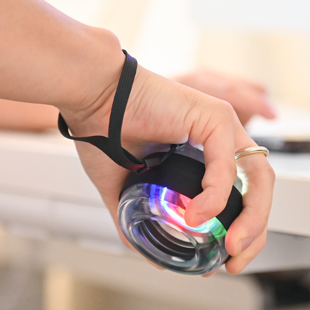 [파우치 무료] 자이로볼 LED 4세대 전완근 운동기구 손목 스트레칭