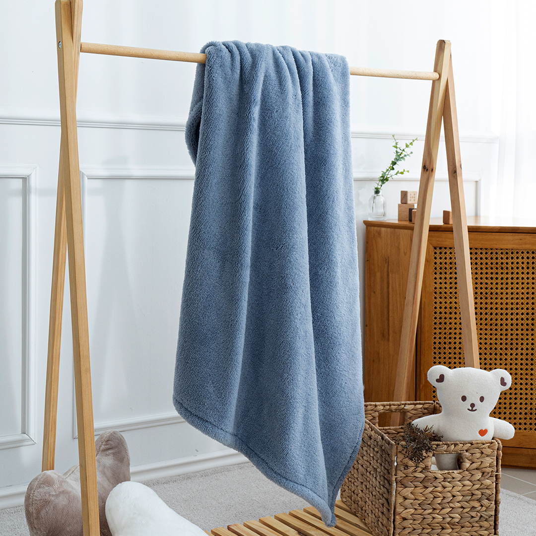 (시즌 ON)마롤로뜨 아기 심플 블랭킷 L 아기이불 극세사 겨울 신생아 담요 이불