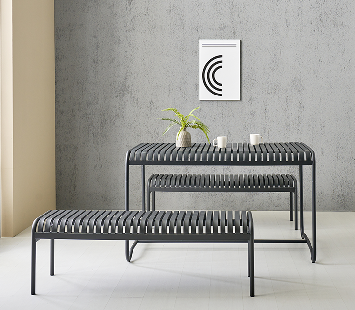 철제 카페테이블 4인용 식탁 업소용 테이블 야외 다이닝 테이블