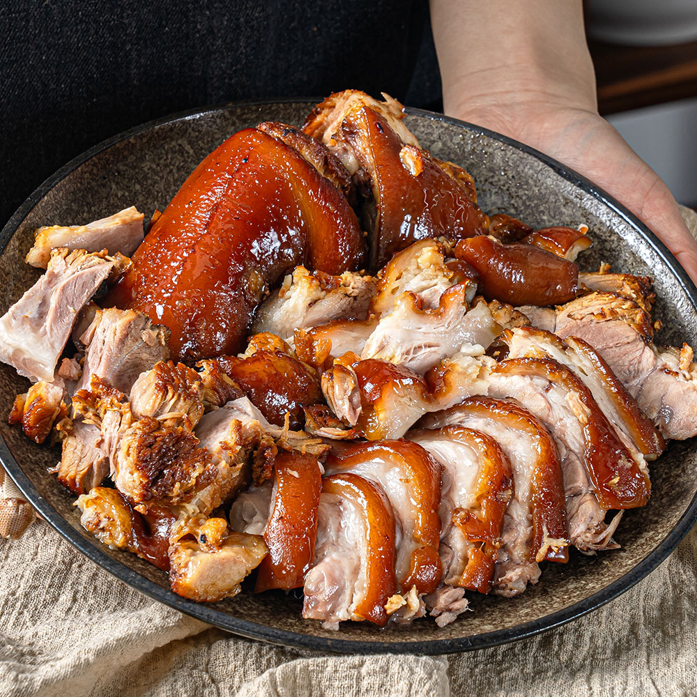 캠핑음식 흑마늘 진짜 순살 족발 250g 불족발 술안주