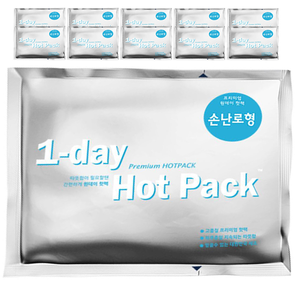 토야마 원데이 핫팩 10매입 손난로 대용량 파스형 강병장 모음전 - 메인 이미지