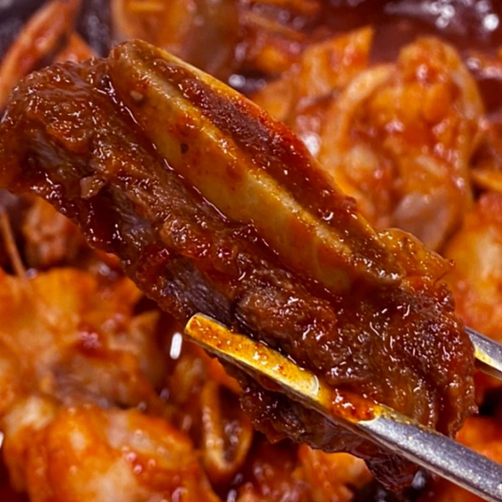 왕실아갈찜 아구 소갈비 찜 국내산 뼈 손질 아귀 해물 밀키트 술안주 집들이 캠핑 음식 - 상세 이미지 5
