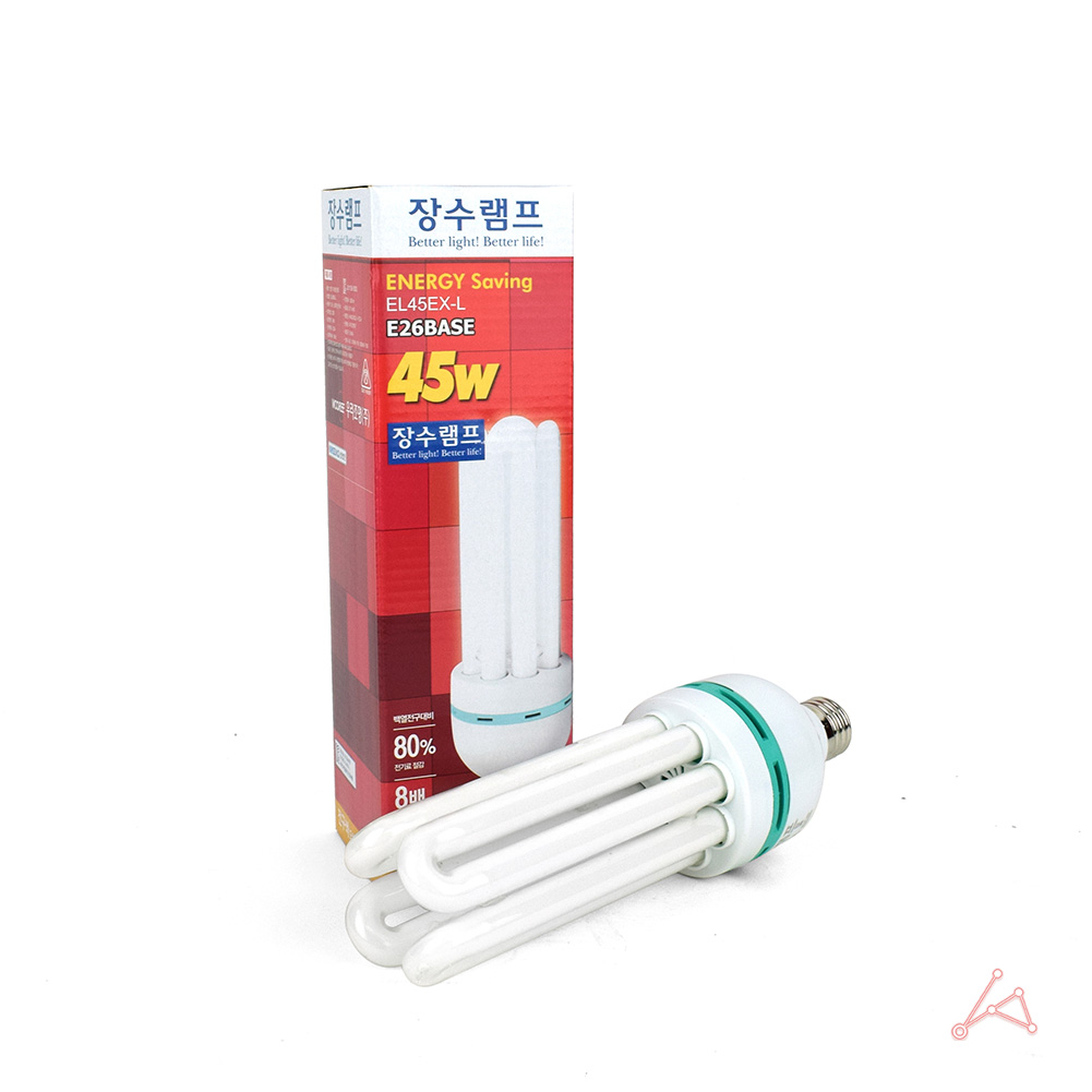 3파장 전구 램프 삼파장 화장실 욕실 45W E26 소켓 전구색 이미지 6