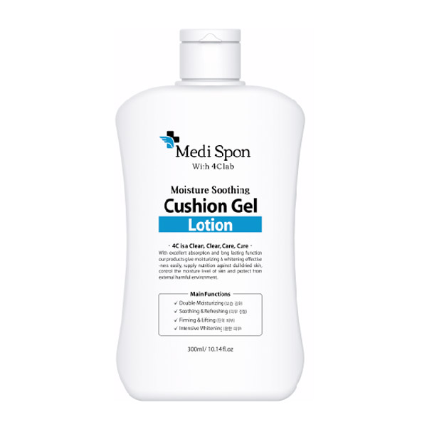1+1 메디스폰 모이스처 수딩 쿠션 젤 로션-수분 진정,피부 자극테스트완료,300ml - 상품 이미지