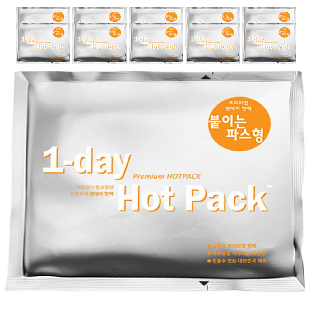 토야마 원데이 핫팩 10매입 손난로 대용량 파스형 강병장 모음전 - 상세 이미지 4