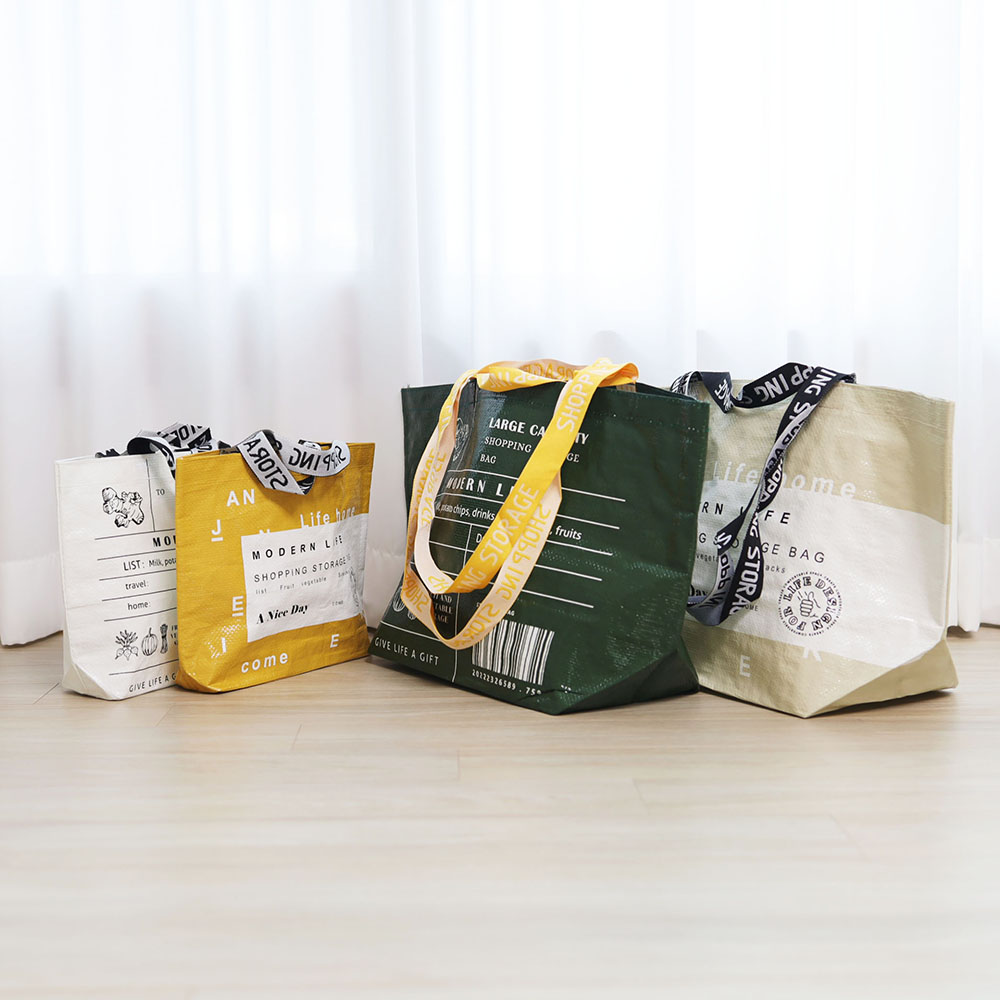 컬러가 예쁜 장바구니 타포린 백 가방