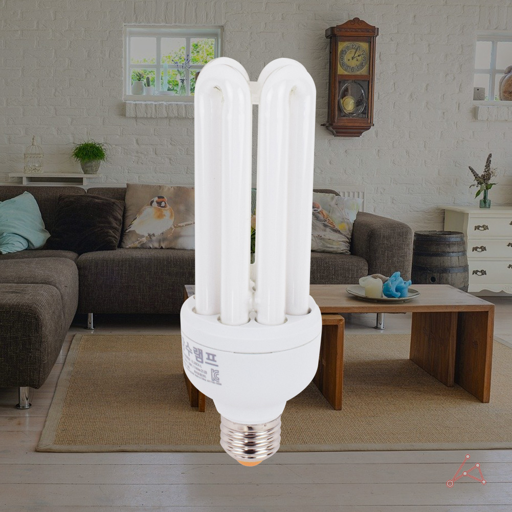 3파장 전구 램프 삼파장 화장실 욕실 30W E26 소켓 전구색 - 상세 이미지 4