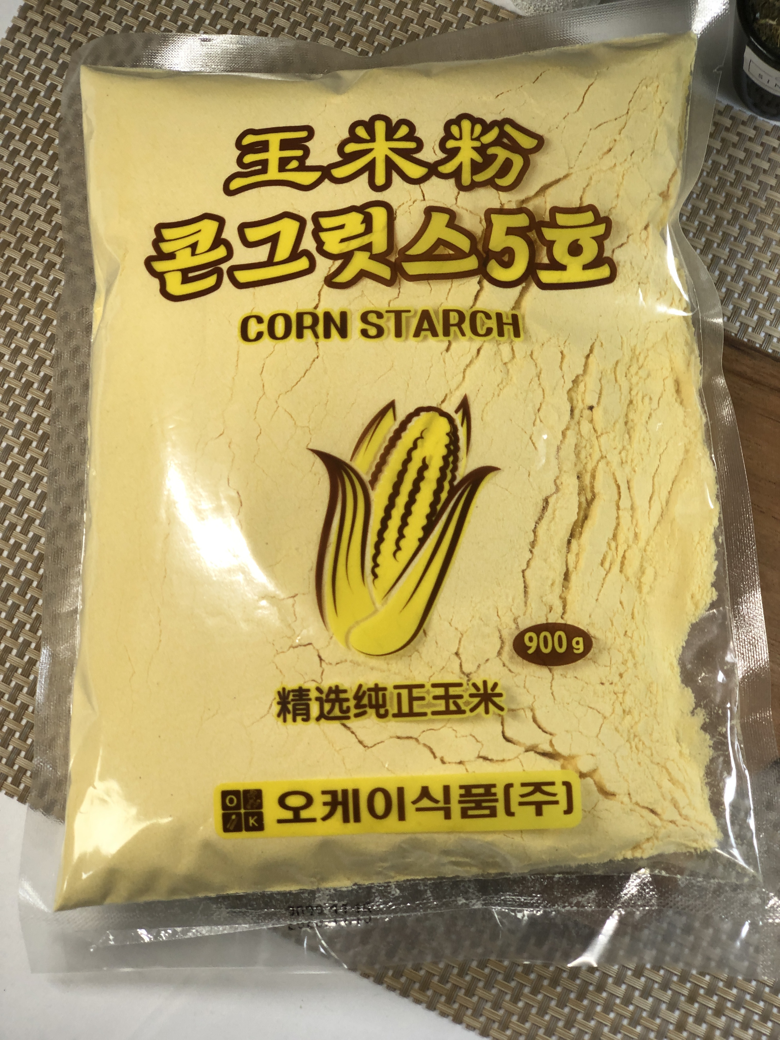특A급 순 옥수수 가루 콘그릿츠 900g 스콘 베이킹 제빵 식빵 옥분 콘그리츠 5호 전분 - 상세 이미지 5