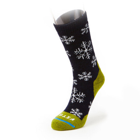 핏츠 미디움 하이커 Crew 양말 네이비 우드바인 - 상품 이미지