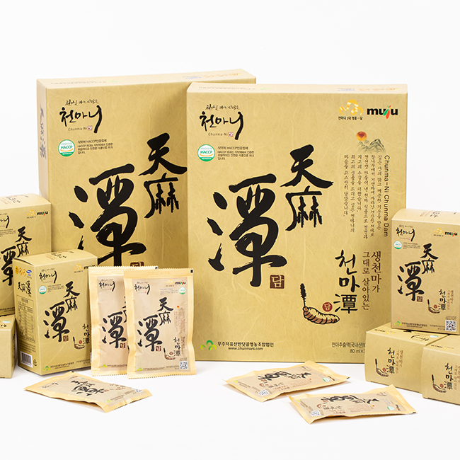 [쓰러지면 천마니] 무주천마 천마담 진액 3+1box 원기회복 즙 부모님 선물 제품 이미지