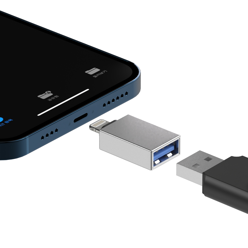 이어맥 USB to 8 변환 젠더 라이트닝 아이폰 변환 젠더 - 상세 이미지 3