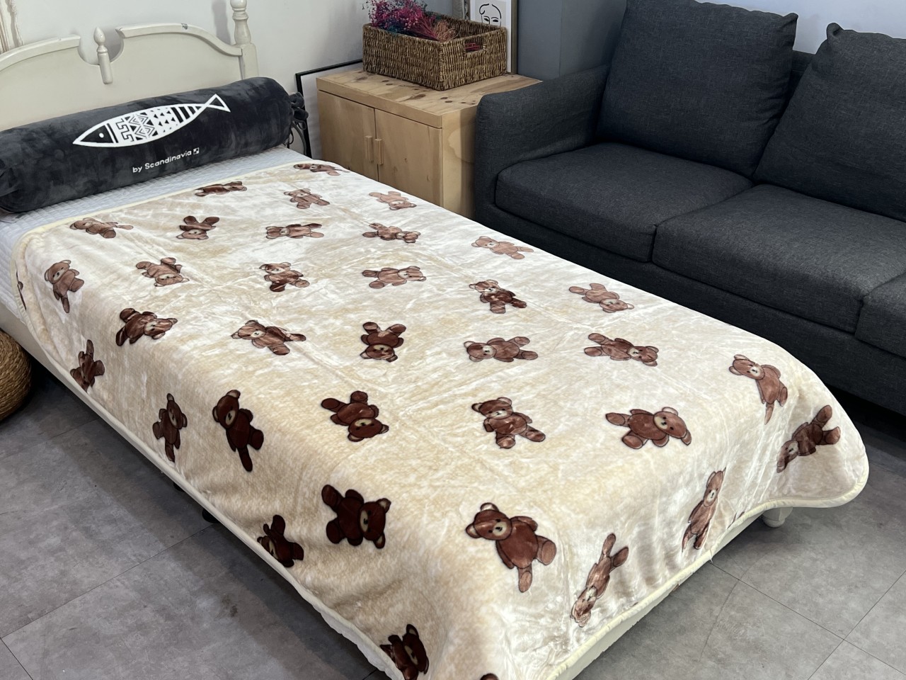 옛날 밍크 담요 할머니 두꺼운 양모 거실 담요 캠핑러그 밍크 이불 쇼파 캠핑블랭킷 1번