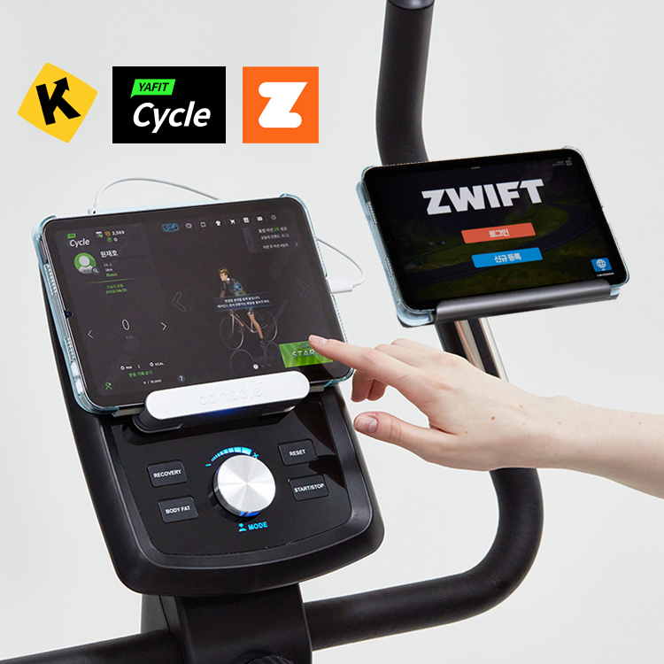 (국내생산) V301 ERG 즈위프트 MyWhoosh 어플연동 입식 싸이클 V-301 + 야핏1개월 이용권 이미지 8