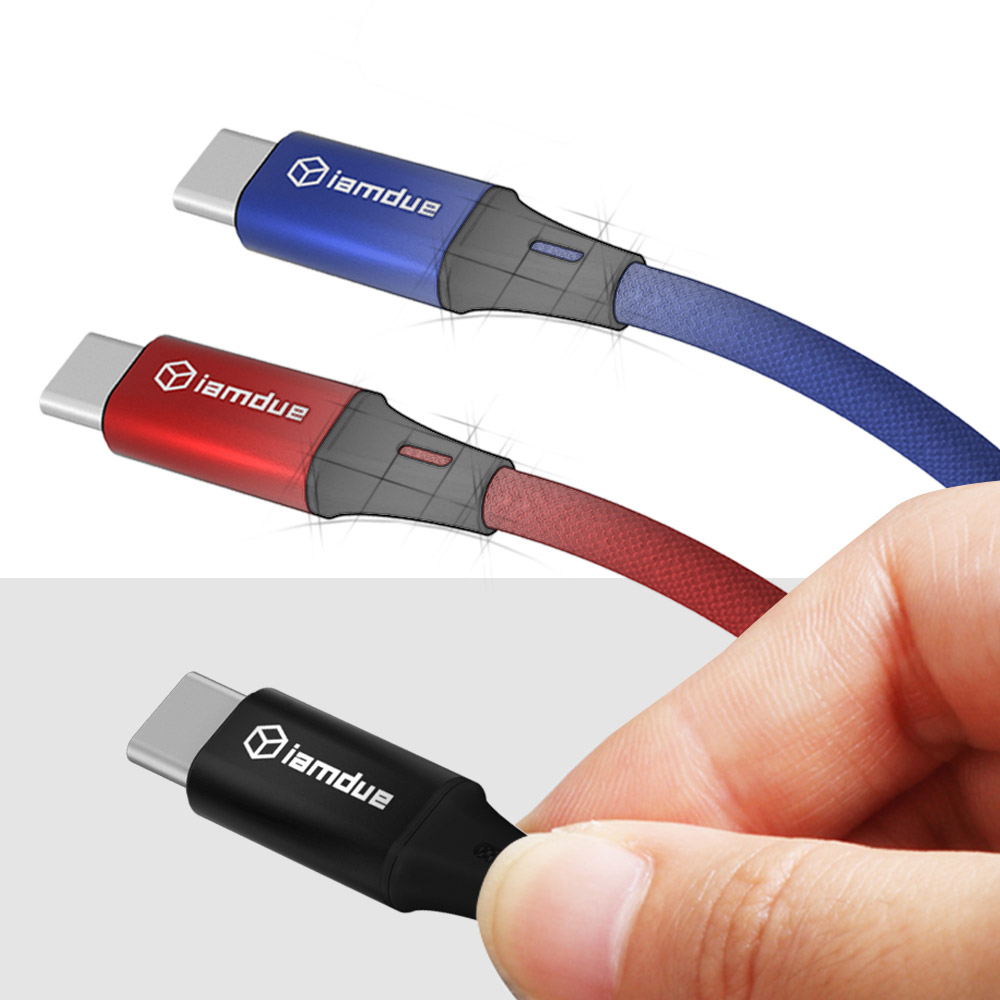 USB PD C타입 to C PD 60W 고속충전 케이블 50cm 이미지 7
