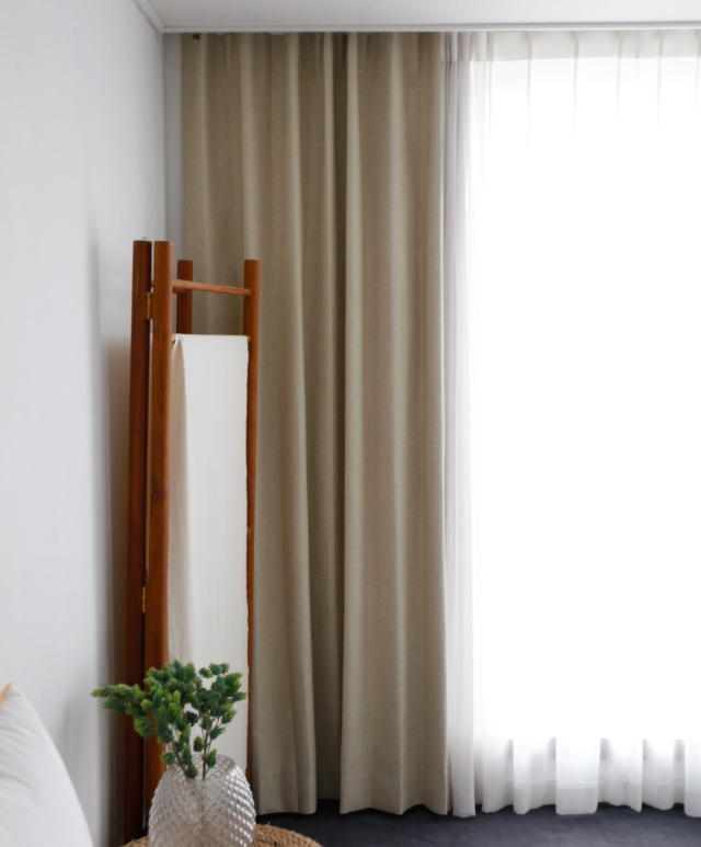 블랙아웃커튼 암막100 겨울 방한 방풍 ﻿찬바람막아주는 커튼