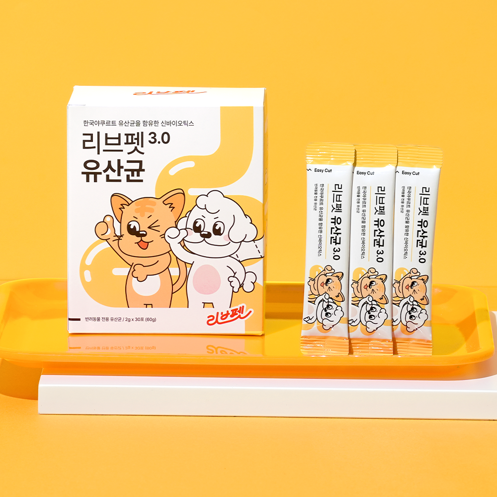 리브펫 유산균 고양이 프로바이오틱스 스틱포 60g 30포, 1개