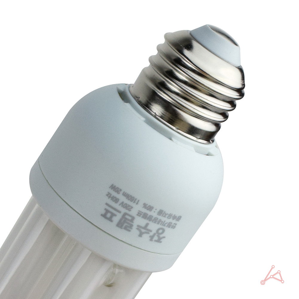 3파장 전구 램프 삼파장 화장실 욕실 20W E26 소켓 주광색 - 상세 이미지 2