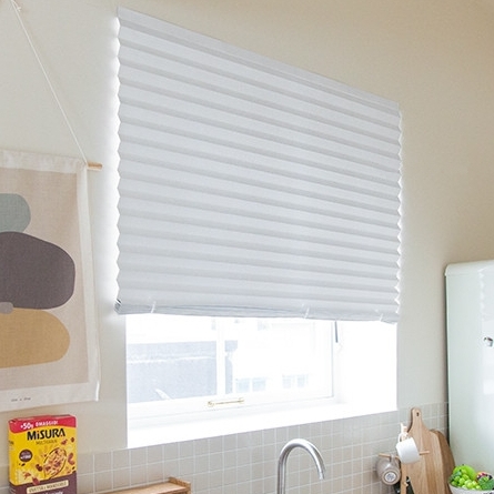 붙이는 블라인드 종이 암막커튼 거실베란다 주방햇빛가리개 120x240대형 일반암막화이트