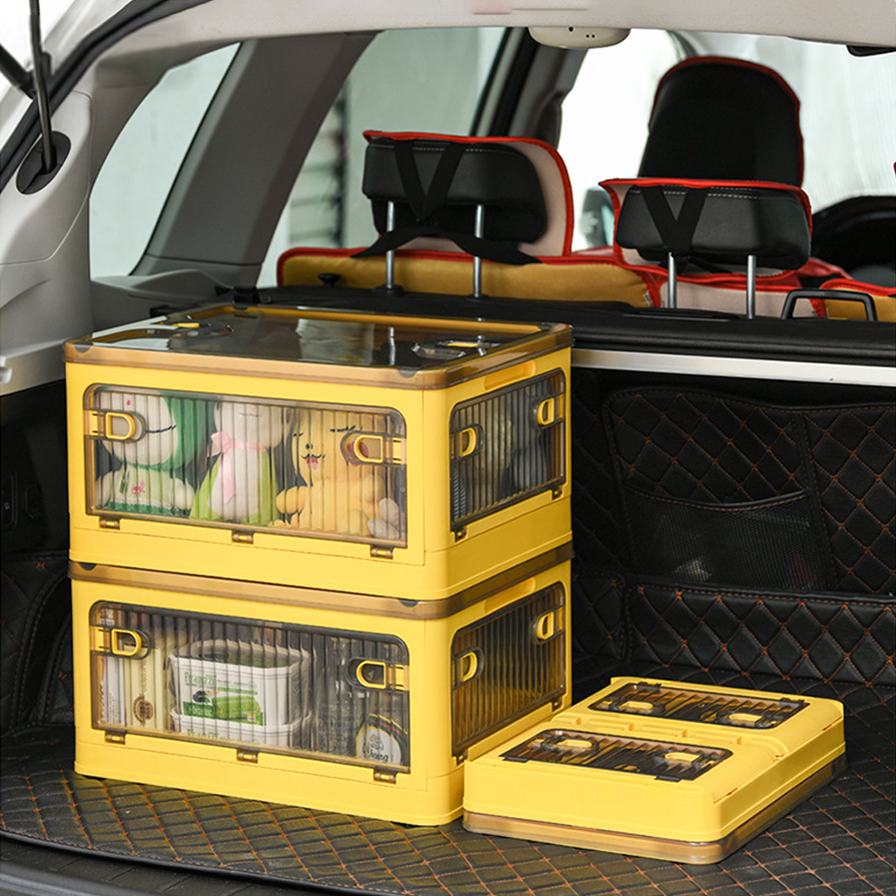 접이식 리빙박스 플라스틱 5면 오픈 폴딩박스 옷 수납 정리함 수납함 S사이즈