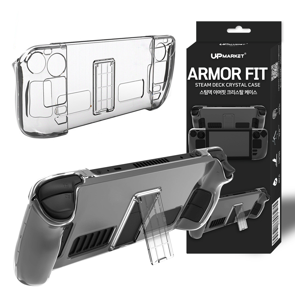 스팀덱 OLED 케이스 아머핏 크리스탈 풀커버