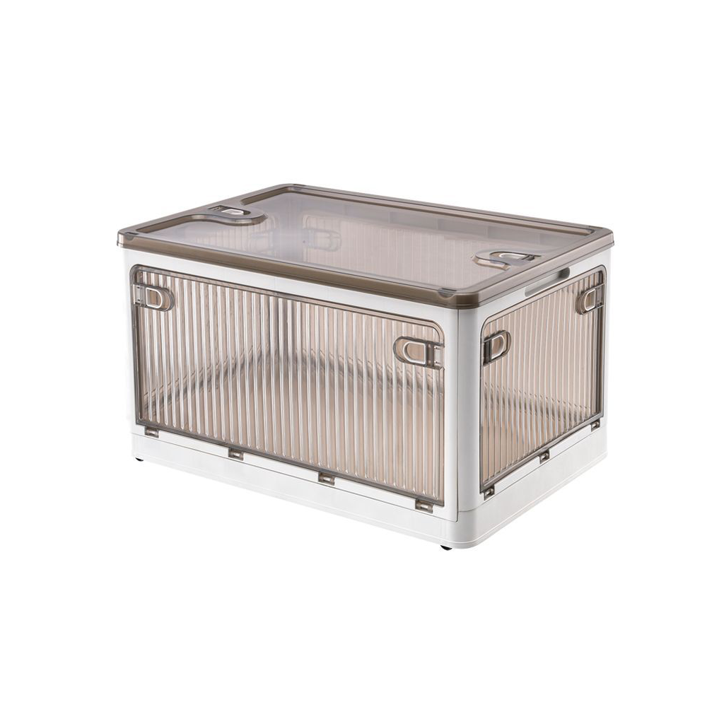 접이식 리빙박스 플라스틱 5면 오픈 폴딩박스 옷 수납 정리함 수납함 S사이즈