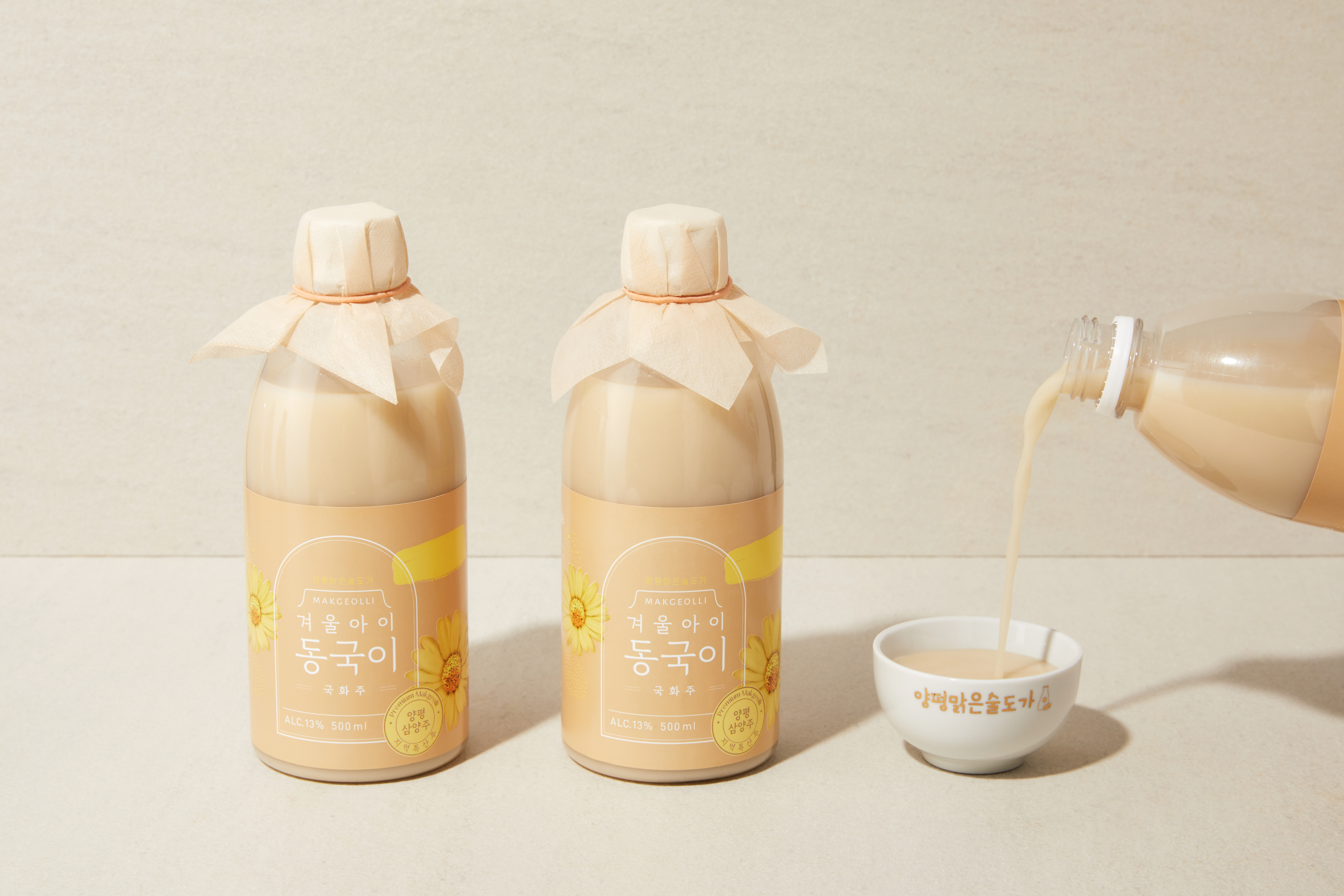 [전통주] 동국이탁주 500ml 13도 3병 국화막걸리 선물세트 - 상세 이미지 3