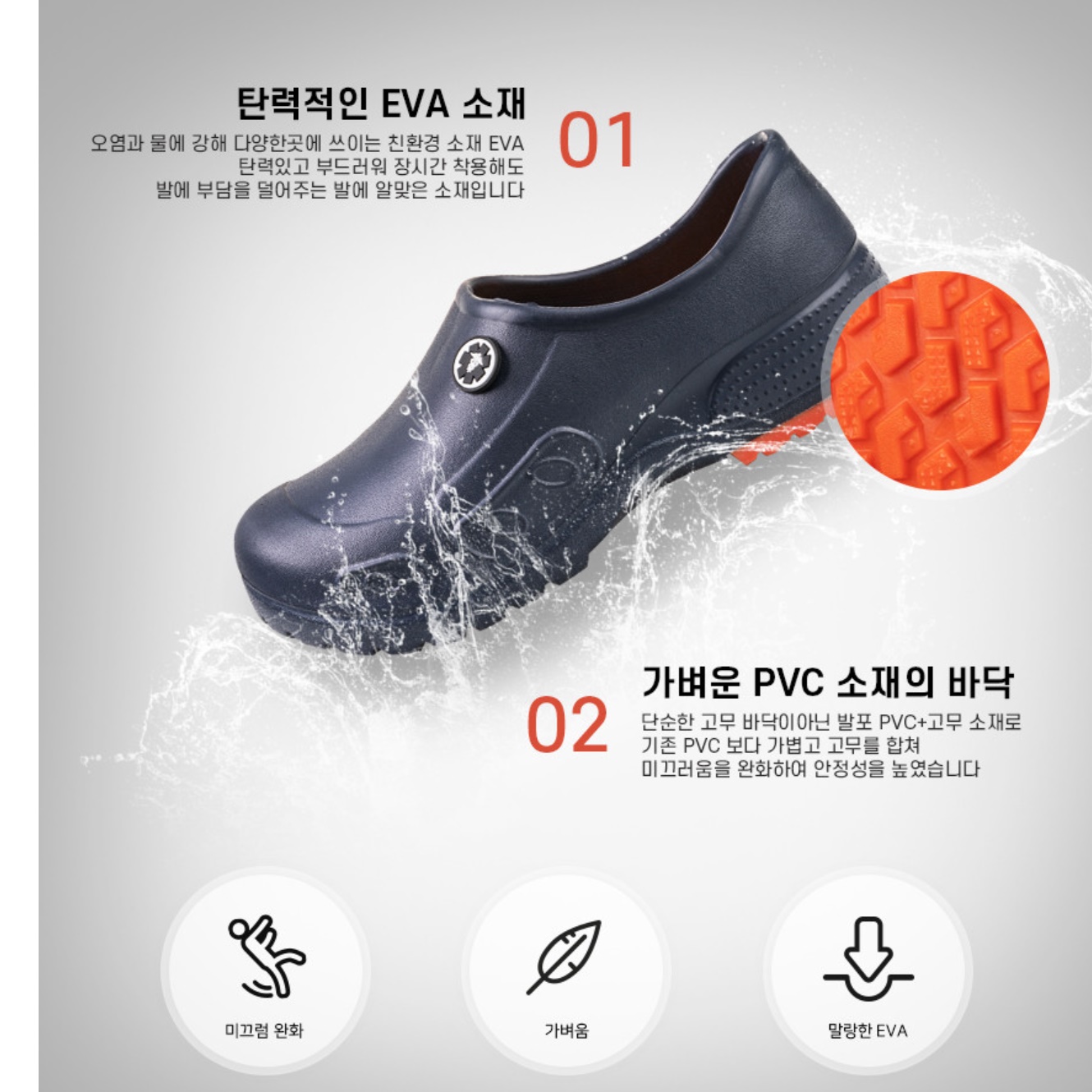 주방조리화 실험실안전화 조리실신발 조리사신발 영양사화 요리화 이미지 8