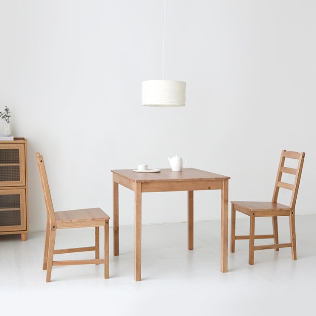 낮은식탁 1인용 2인 원목 식탁세트