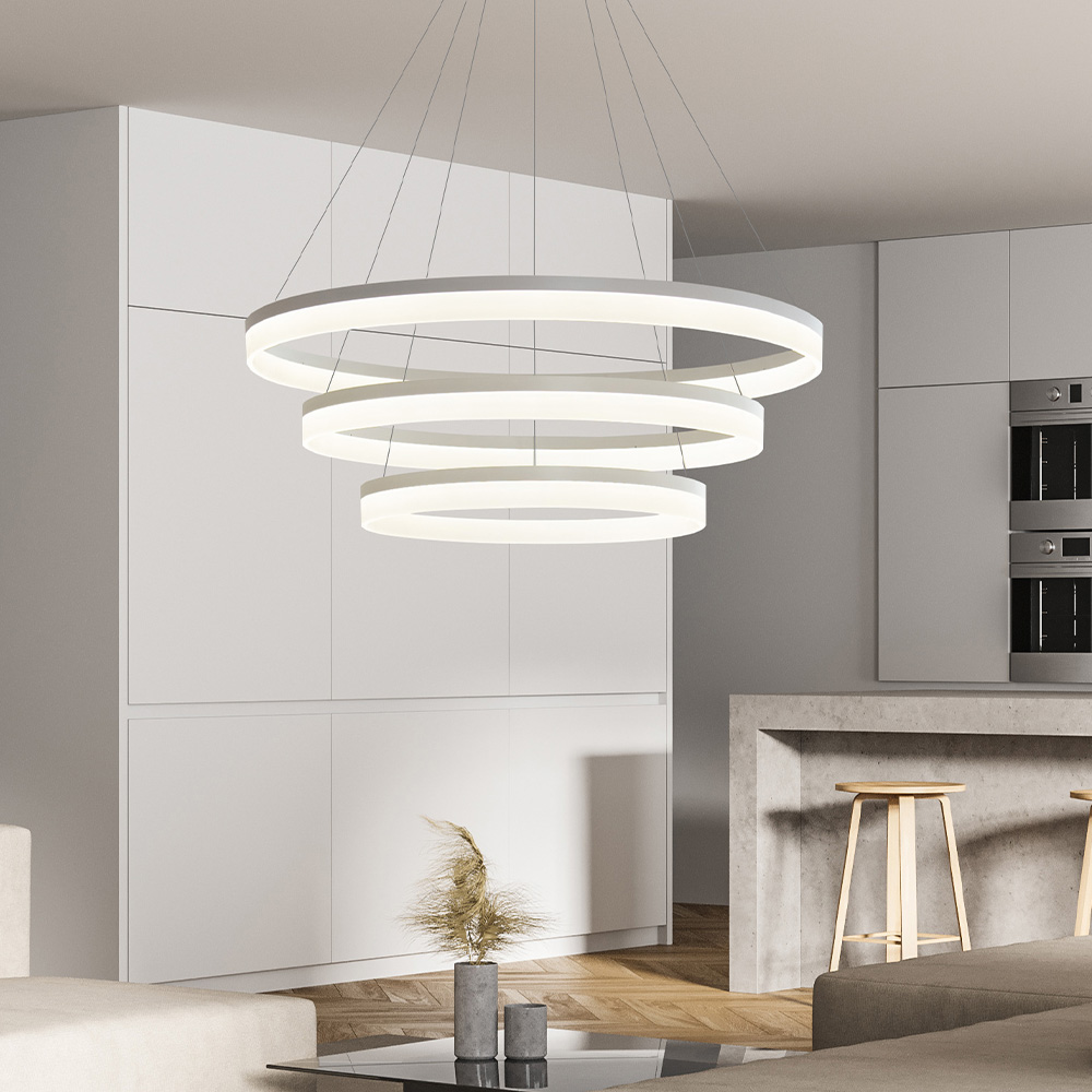 LED 식탁조명 식탁등 린트 3단 120W 주방 포인트조명 - 상세 이미지 3