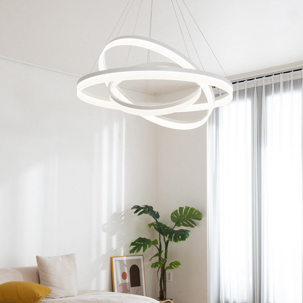 LED 식탁조명 식탁등 린트 3단 120W 주방 포인트조명 - 상세 이미지 4