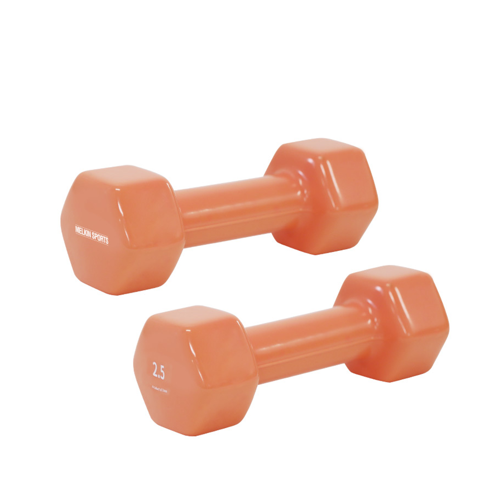 멜킨 미용 아령 PVC 스위티 덤벨 2.5kg 2개 세트 여자 홈트레이닝 다이어트 헬스 제품 이미지