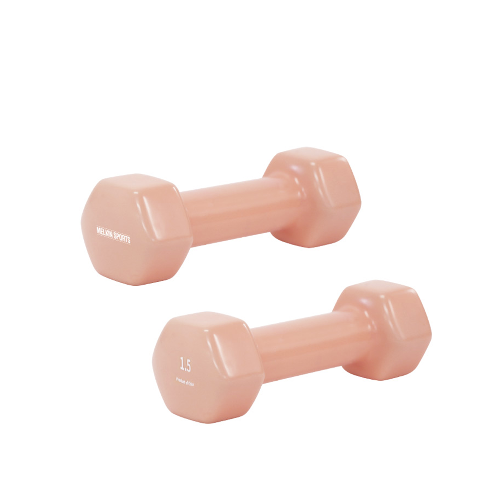 멜킨 미용아령 PVC 예쁜 스위티덤벨 1.5kg 2개 세트 여자 홈트레이닝 필라테스 홈트 제품 이미지