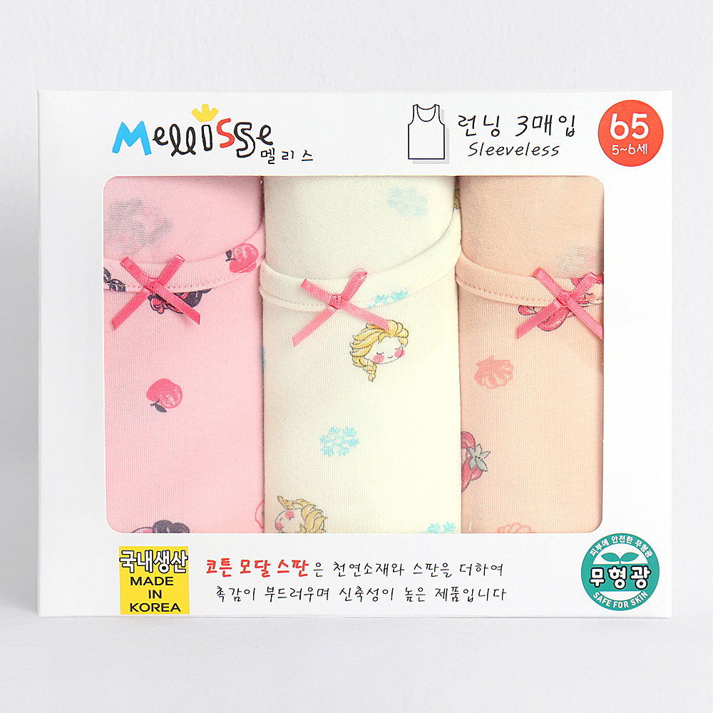 여아속옷 Box 프린세스 아동 주니어 팬티 삼각 런닝 사각 드로즈 - 상세 이미지 3
