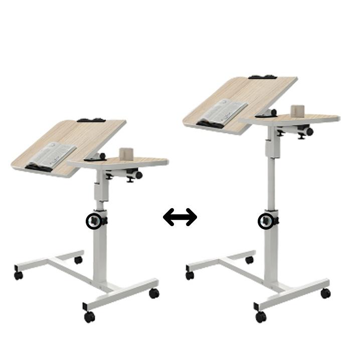 서서일하는책상 스탠드형책상 키다리 수동높이조절책상