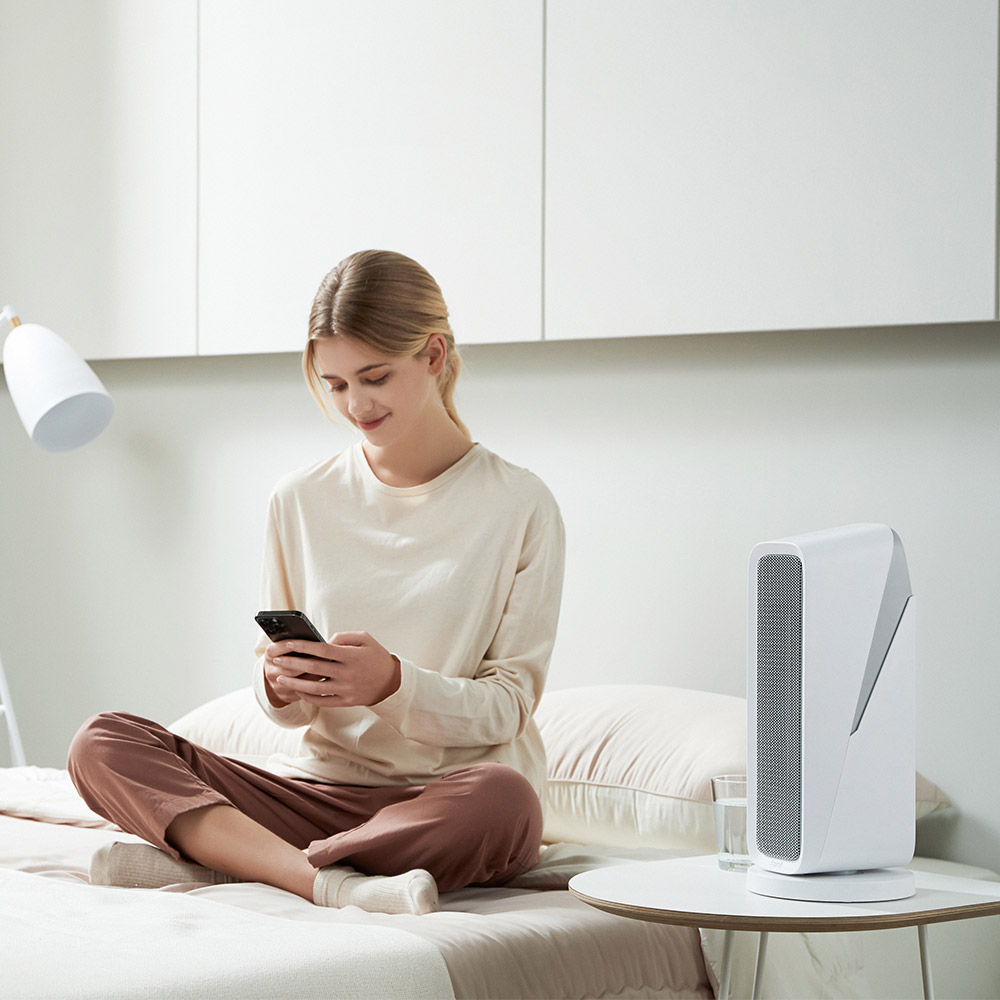 프롬비 회전형 히터팬 PTC 전기온풍기 FD232