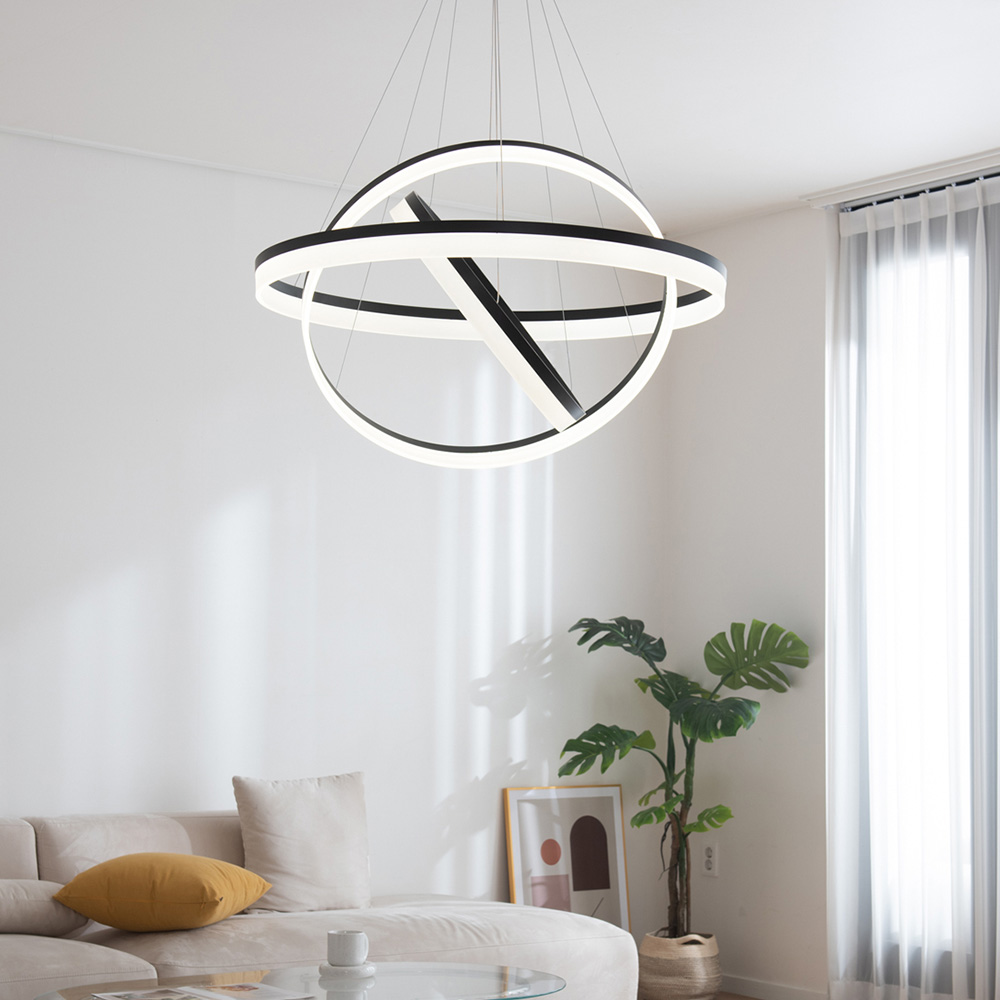 LED 식탁조명 식탁등 린트 3단 120W 주방 포인트조명 - 상세 이미지 5