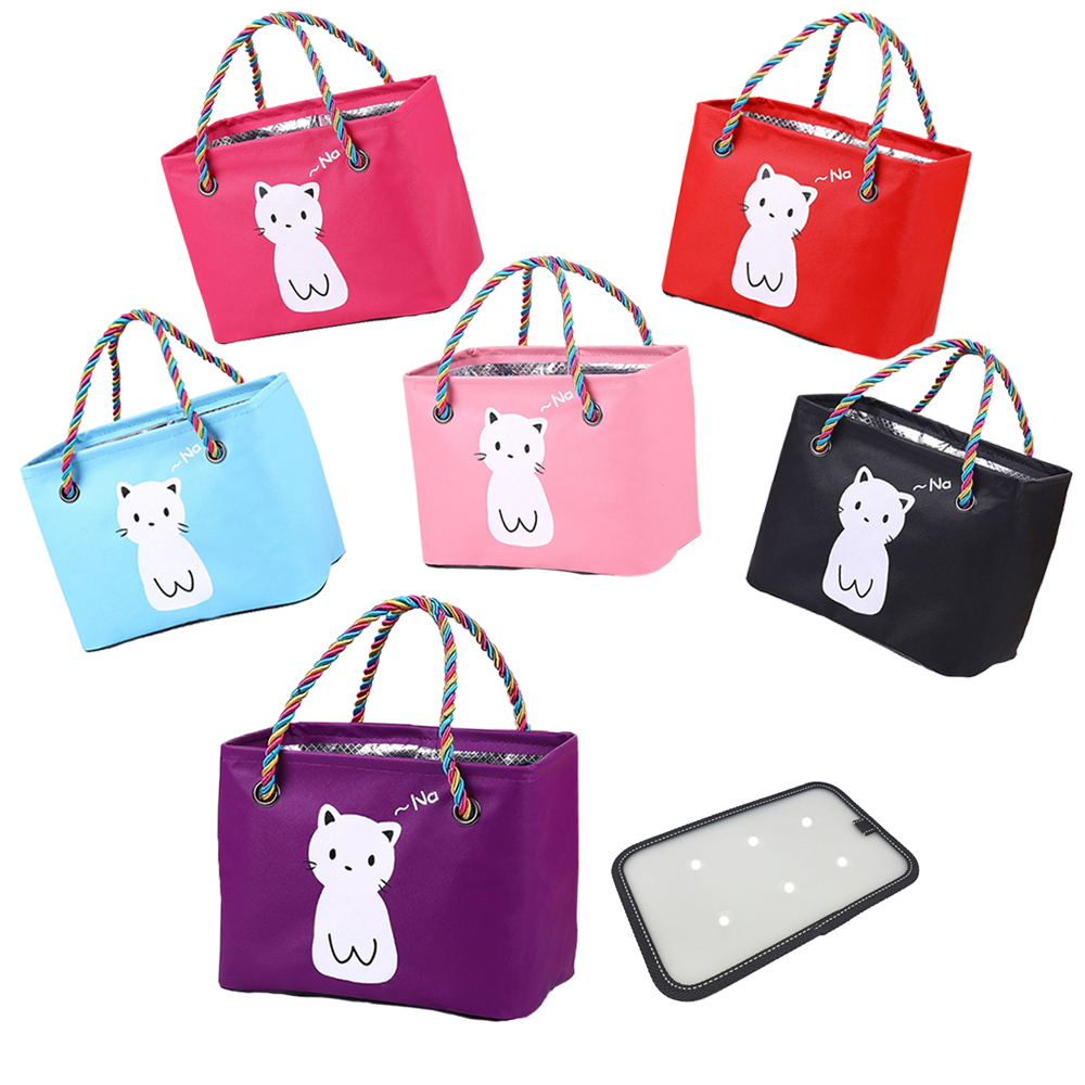 뷰레이터닷컴 애교고양이 물빠지는 목욕가방 스파백 목욕탕 사우나 가방 받침대포함