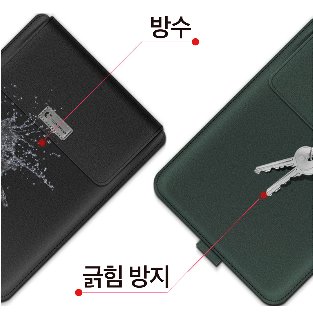 이코노미쿠스 노트북 파우치 가방 케이스 커버 패드겸용 이미지 8