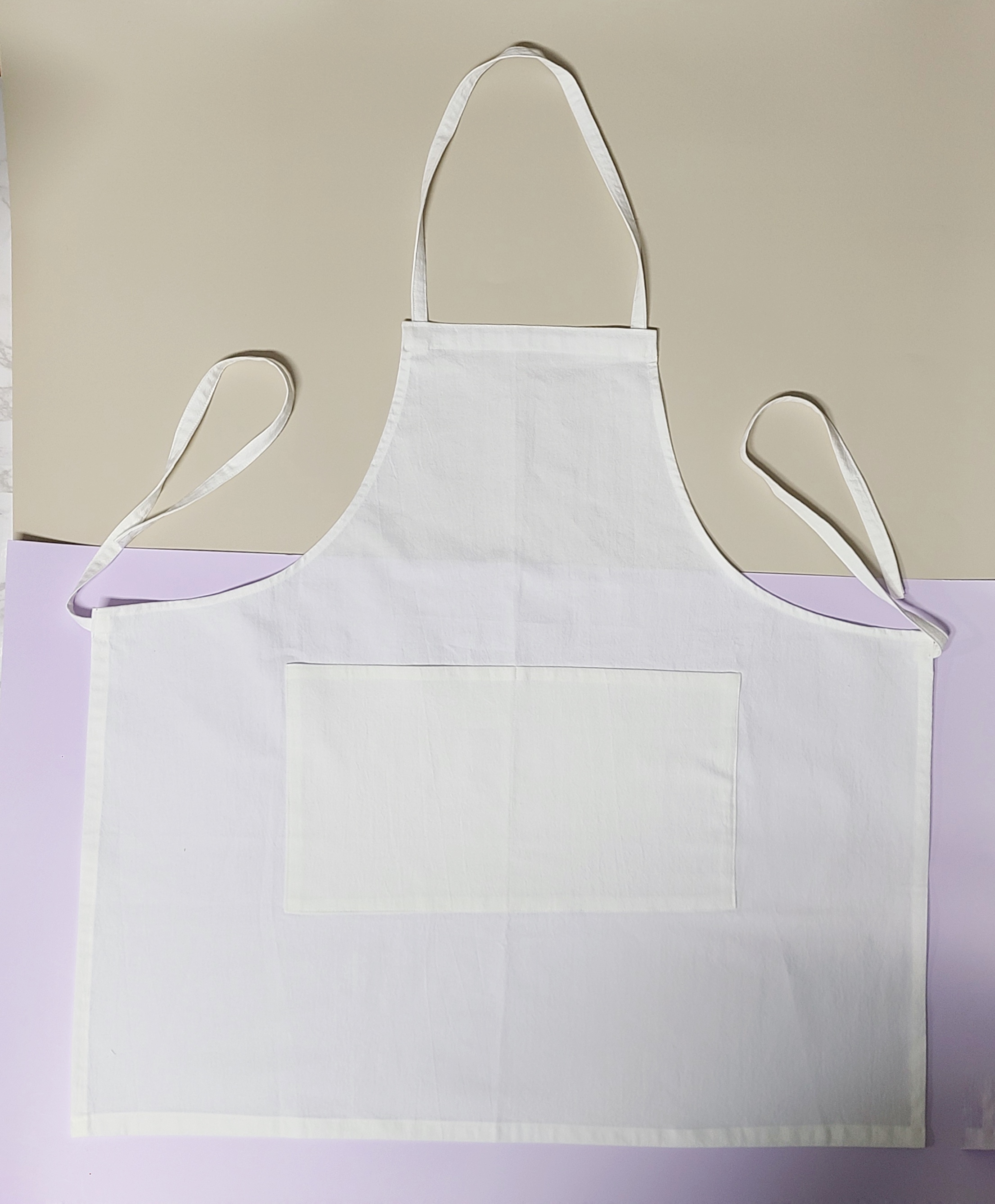 엄마의주머니 카페 공방 린넨 목걸이형 롱 앞치마 천아트반제품 - 상세 이미지 5