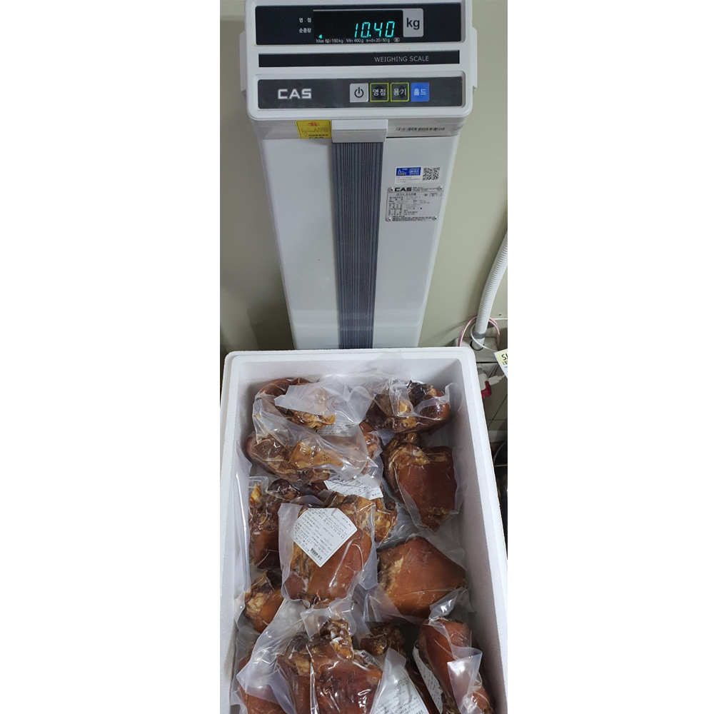 업소용 앞다리 통족발 1박스 10kg 미니족 제거된 통족발(돈학) 도매 샵인샵 제품 대용량 - 상품 이미지