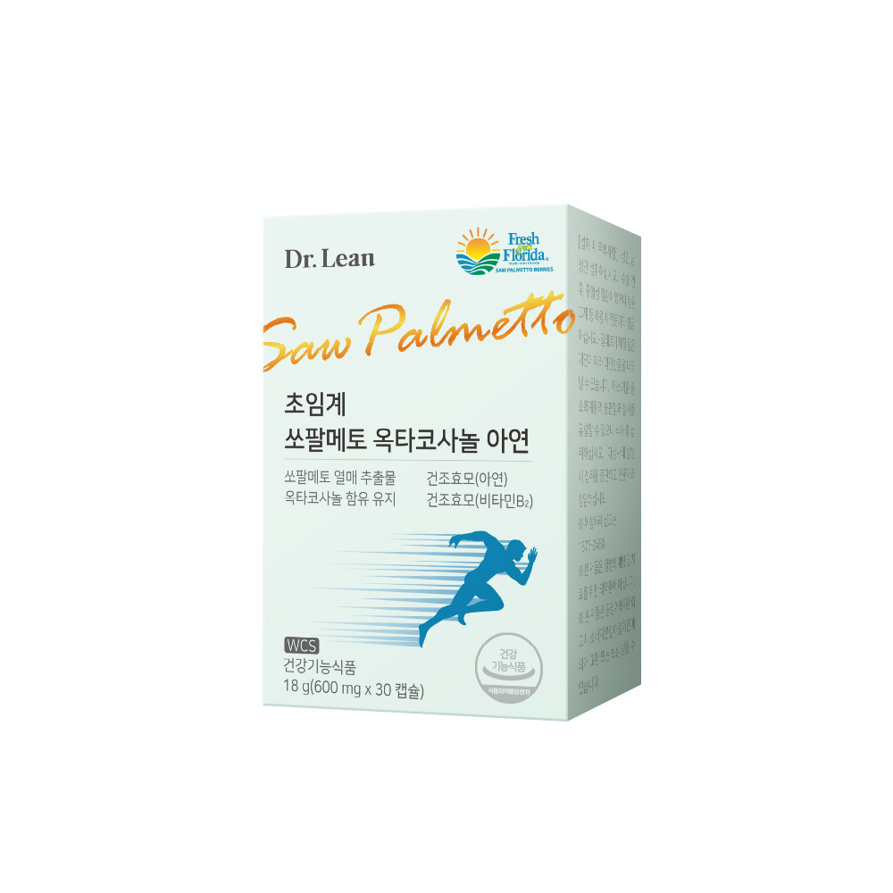 [4개월] 닥터린 초임계 쏘팔메토 옥타코사놀 아연 전립선 건강 로르산 30캡슐, 4개 - 상세 이미지 4