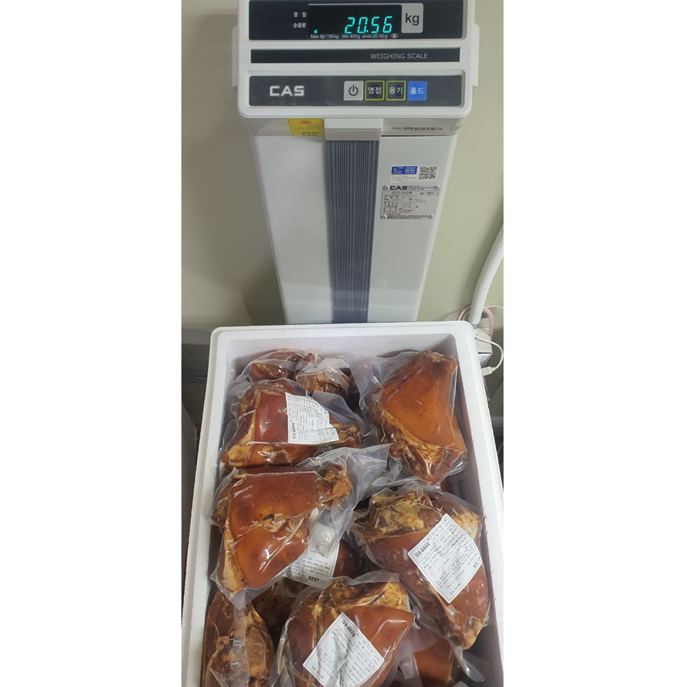 업소용 앞다리 통족발 1박스 20kg 미니족 제거된 통족발(돈학) 도매 샵인샵 제품 대용량 - 상품 이미지
