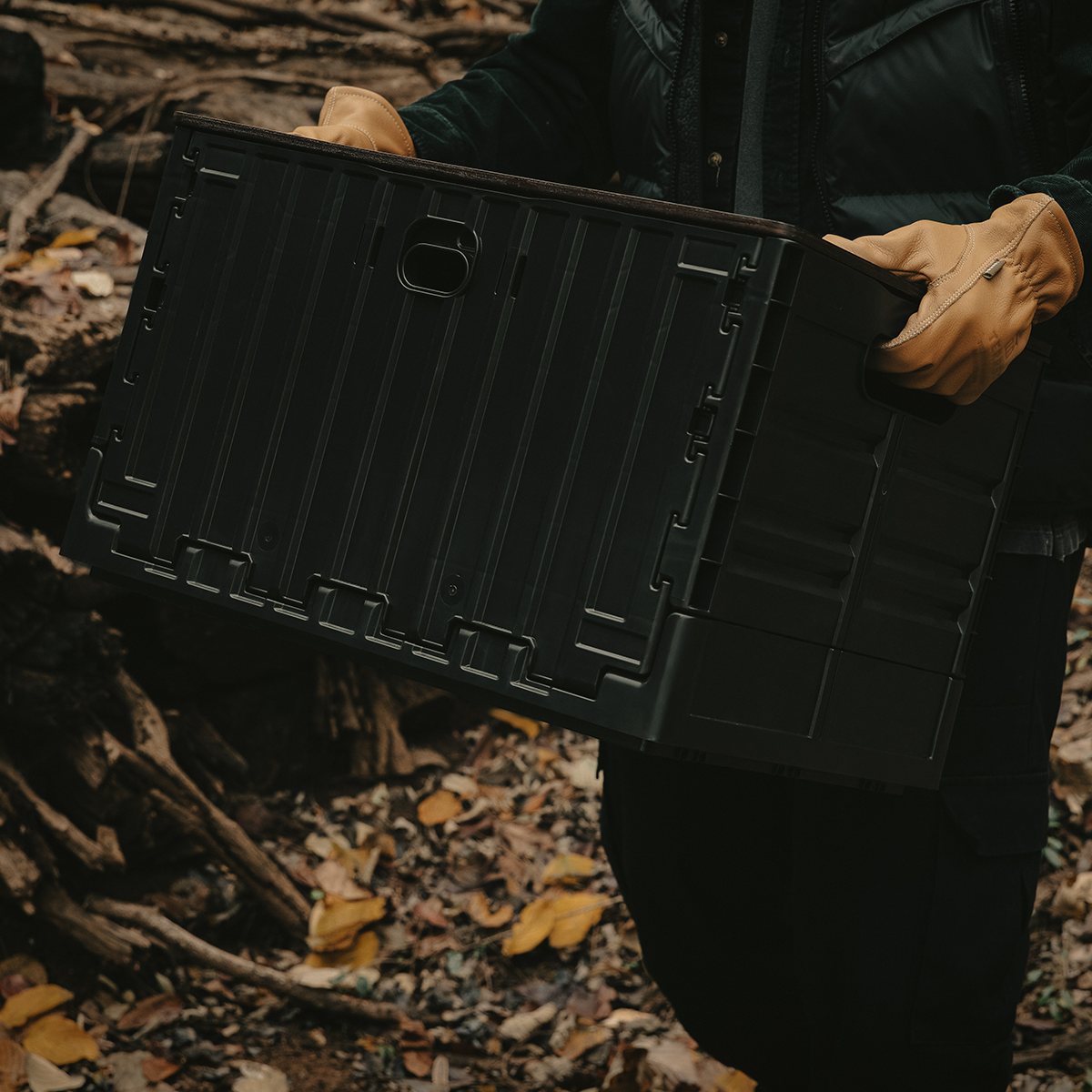 카고컨테이너 ﻿폴딩박스 그레이 캠핑용품 수납