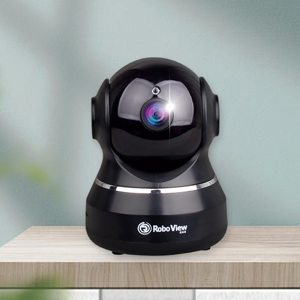 글로벌아이넷 로보뷰2 홈 IP 카메라 CCTV 홈캠 200만화소 BL2 블랙 - 메인 이미지
